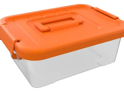 Plastic box 3D model buy