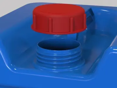 Plastic Gallon 75 Liter 3D print model