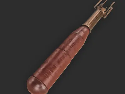 M202 FLASH  rocket launcher  Low-poly 3D model