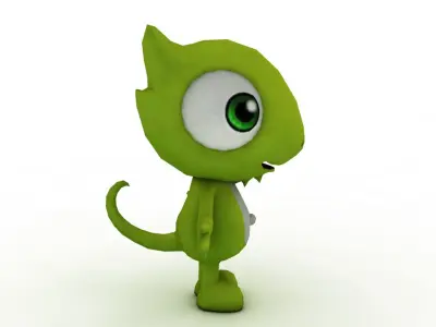 cartoon dinosaur 3D model purchase