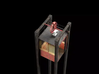 Old Elevator 3D model purchase