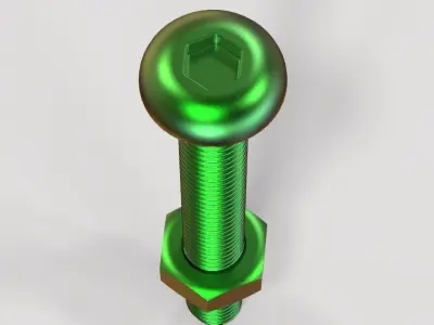 M5 x 40mm Socket Button Bolt  3D print model