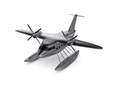 Seaplane 3D model order