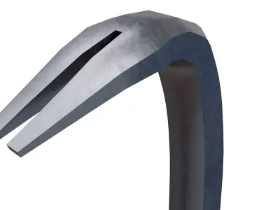 Crowbar V1 Low-poly 3D model