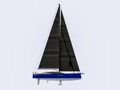 Sailing Yacht RM1380 3D model