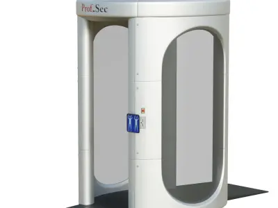 Airport X-ray Full Body Low-poly 3D model