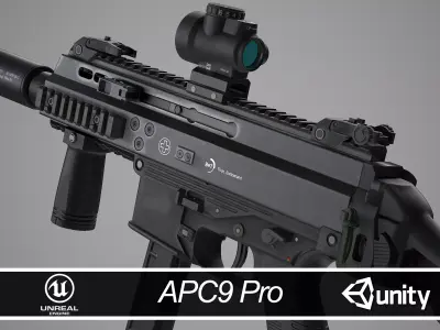 BT APC9 Pro Low-poly 3D model
