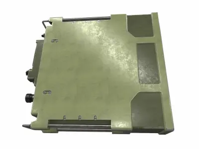 Radio military 4 3D model