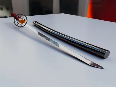 Samurai Katana 3D model