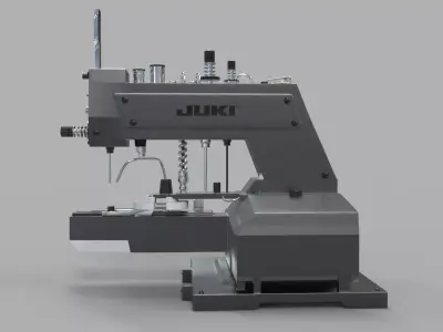 JUKI MB373 3dmodel Low-poly 3D model