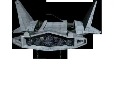 space drop ship Planet trading number 803 Free low-poly 3D model