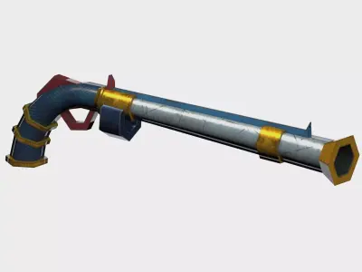 pistol mk1 Low-poly 3D model