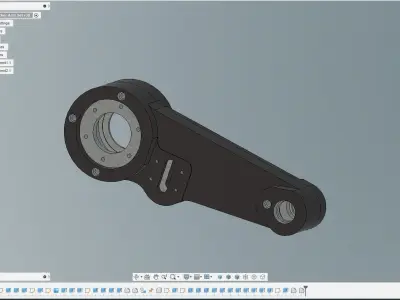 Doosan Puma 2600 SY Parts Catcher arm Housing 3D model