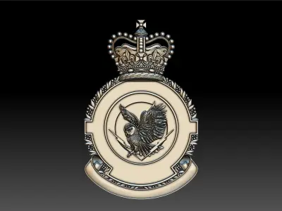 Royal owl 3D print model