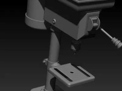 Desktop Drill Press 3D model