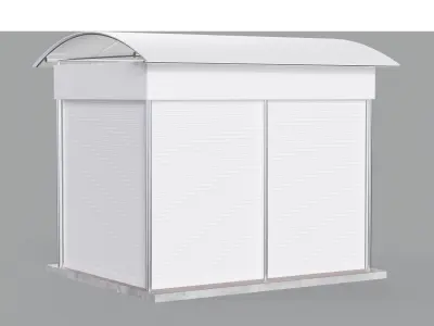 Kiosk - Indoor Version Low-poly 3D model
