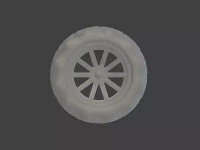 35 type of Wheels 3D model