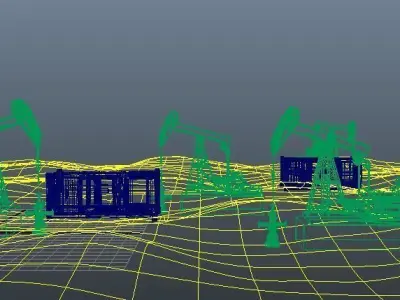 Oil Well 3D model