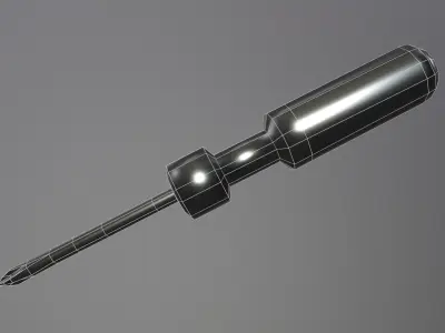 ScrewDriver GameReady Low-poly 3D model