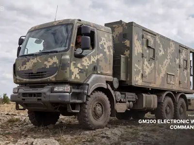 GM200 Electronic Warfare Command Truck 3D model