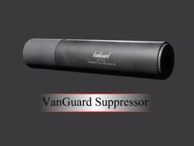 AUG Arms QD Suppressor Low-poly 3D model