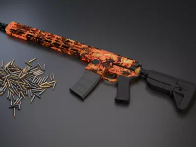 MK 116 Rifle 3D model