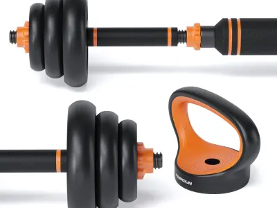 Fitness set Xiaomi FED 3D model