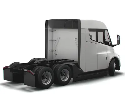 Tesla Semi Truck LR 2023 3D model