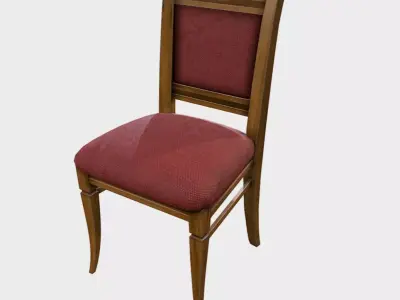 Dining Chair Low-poly 3D model
