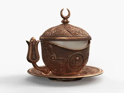 Traditional Arabic Cookware Collection 3D model
