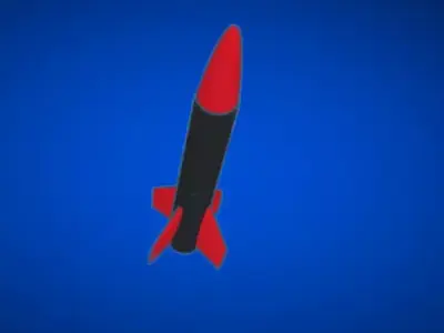 Modle Rocket 3d Printible 3D print model