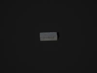 Military Weapon Crate  Game-Ready 3D Model Low-poly 3D model