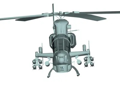 Bell AH-1Z Viper 3D model purchase