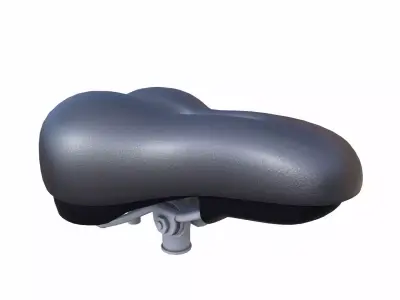 Bicycle Seat Low-poly 3D model 3