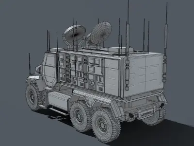 Warfare Vehicle 3D model by aruramesh79