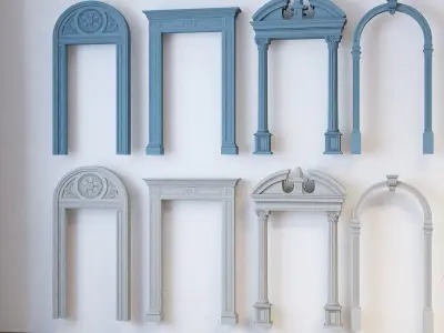 European-style components Phase 1 -001 Low-poly 3D model