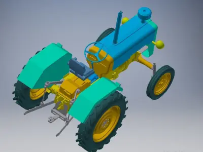 Mc-Cormick D 326 Farming simulator mods 3D model
