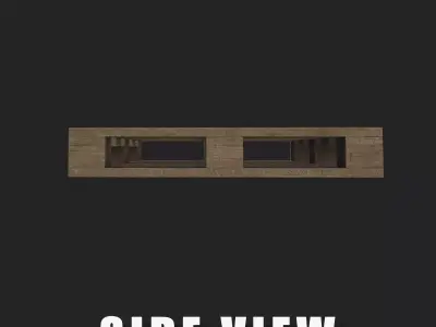 Wooden pallet Free low-poly 3D model