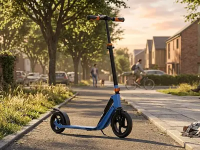 Foldable Kick Scooter 3D Model 3D model