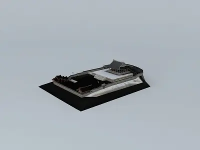 Suwon dongjangdae yeonmudae Dongjangdae Yeonmudae Hwaseong Fo... Free 3D model
