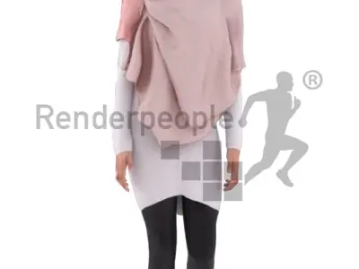 Yasmin Animated 003 Walking