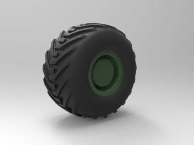 Offroad wheel 6 3D model