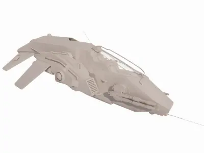 Spaceship-spacecraft-17 3D model