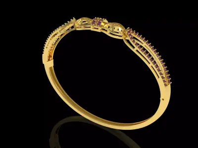 Art Deco Bracelet 27 3D print model