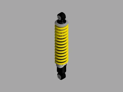 Shock Absorber 3D Model 3D model