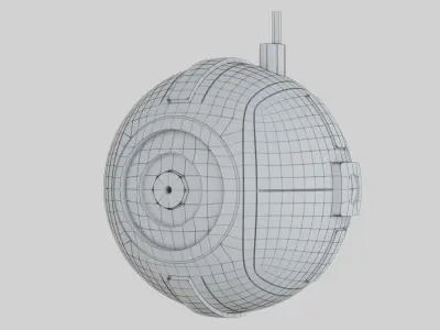 drONE ball Free low-poly 3D model