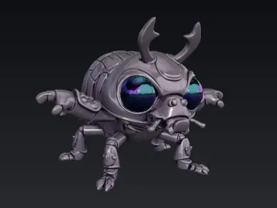 Beetle Droid 3D model