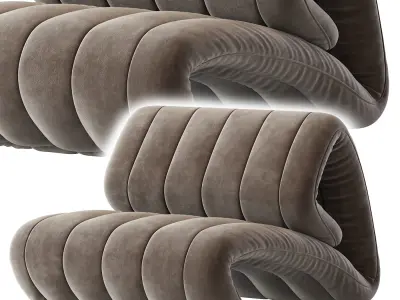 Armchair Ds 266 3D model