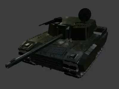 Military Tank 3D model by kolezyum