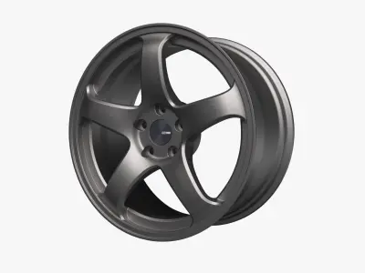 Enkei PF05 Wheel Rim 3D model